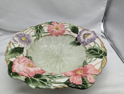 Fitz & Floyd - Fauna Flora Centerpiece Bowl 78/425 Size 12  New Open Box