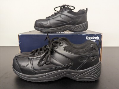 Reebok Work Shoe JORIE Street Sport Jogger Black Soft Toe RB1860 Mens 9 - NIB