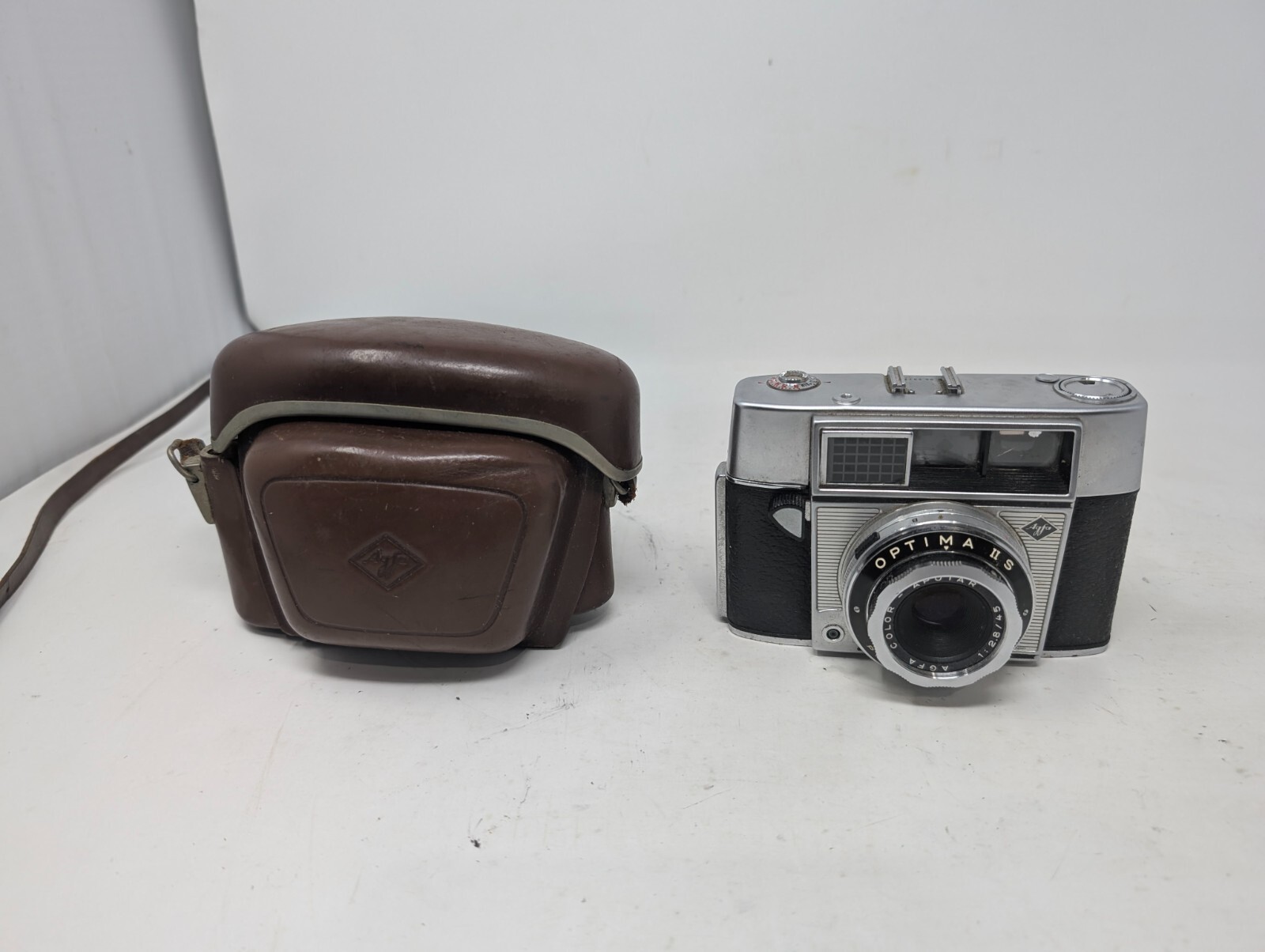 ★美品★ アグファ オプティマ Agfa OPTIMA II Agfa Optima II Camera with Agfa Color-Apotar 45mm f/2.8 Lens