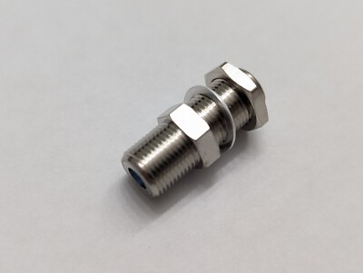10 x PPC Belden F81 Female Barrel RG6 Coax Connector Splice w/ Hex Nut + Washers