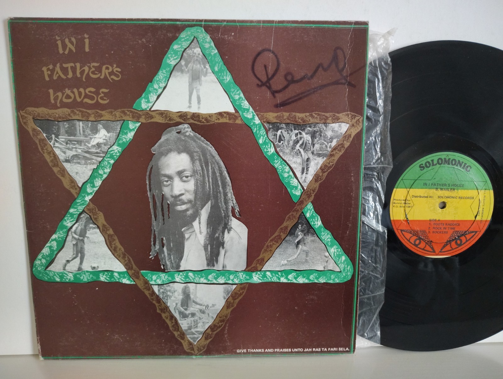 ジャマイカLP Bunny Wailer In I Fathers House 2539 Solomonic /00260 BUNNY WAILER - 