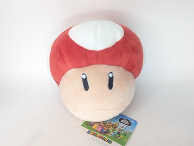 Nintendo Super Mario Bros Red Super Mushroom Junior Plush Club Mocchi-Mocchi NEW