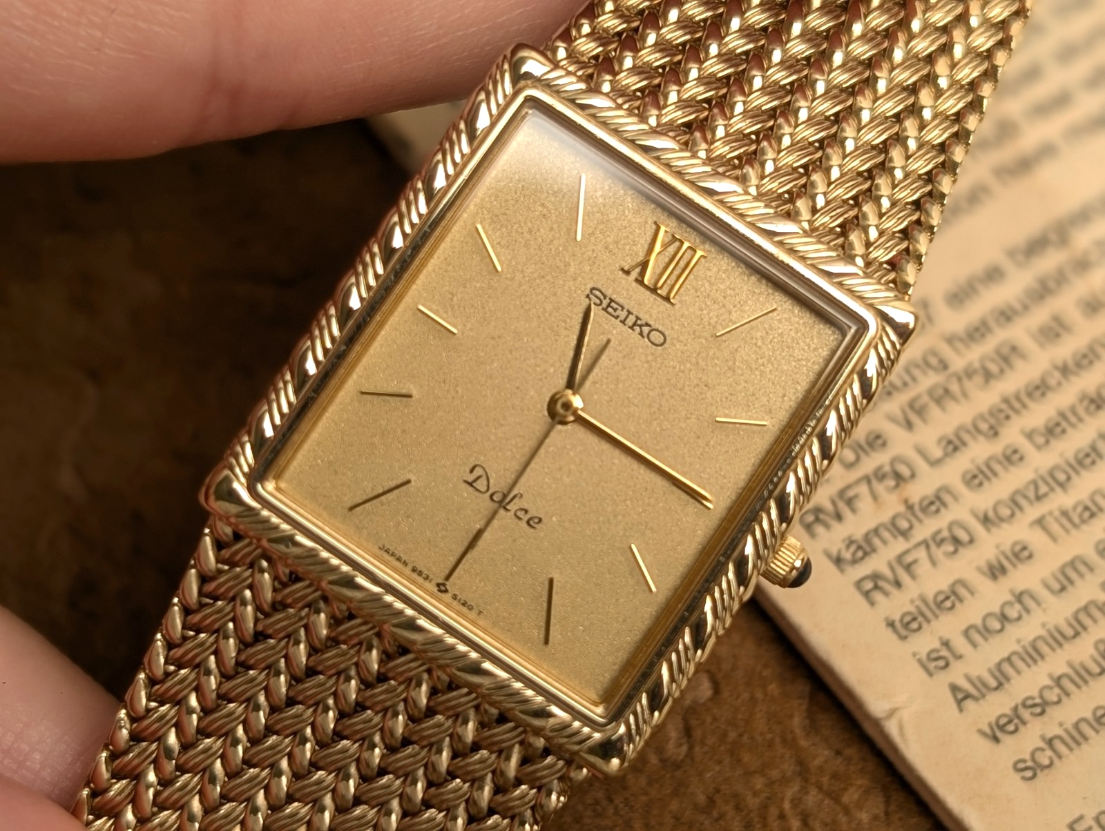 SEIKO DOLCE 9531-5130 セラミック セイコー ドルチェ SEIKO DOLCE 9531-5130 Ceramic Seiko Dolce - Ship from Japan