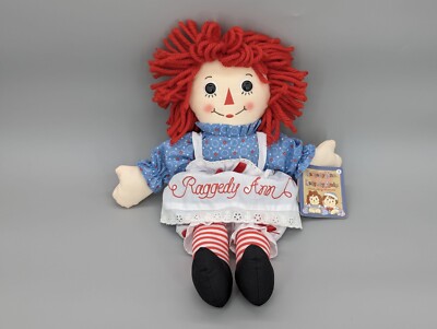 Handmade by Aurora Hasbro 2012 Raggedy Ann Soft Plush Rag Doll 17'' NWTs