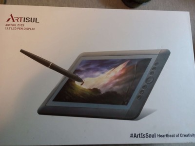 Artisul 13.3'' Drawing tablet mildly used one piece missing(glove)