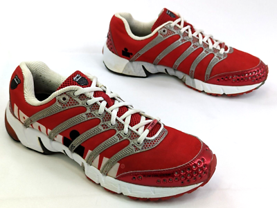 K Swiss IRONMAN Edition Athletic Running Shoes Men 11 Red Marathon Lace Up