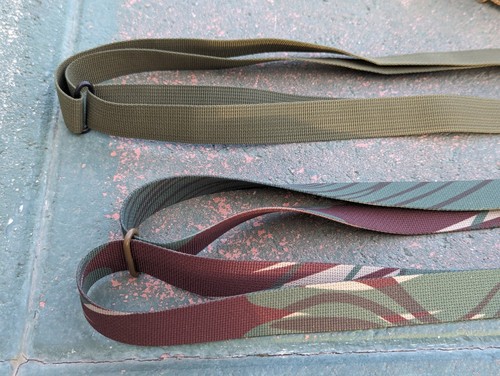 MARS QUICK-ADJUST RIFLE SLING -  MINIMALIST 1" STRAP - 2 Point - Military