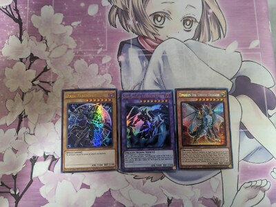 S077 SET TIMAEUS THE UNITED DRAGON DARK MAGICIAN THE KNIGHT MP23-EN003 YUGIOH