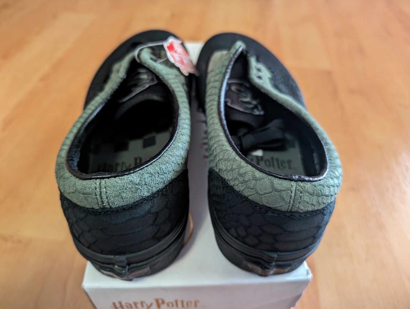 Pre-owned Vans X Harry Potter Era Slytherin Sneakers Snake Skin Universal Mens Shoes In Green