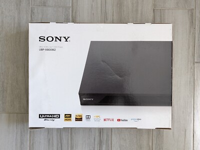 Sony UBP-X800M2 4K Ultra HD Upscaling Smart Wi-Fi DVD Blu-ray Player HDR/Dolby V