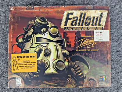 Vintage 1997 Fallout: A Post Nuclear Role Playing Game - Big Box Original - RARE