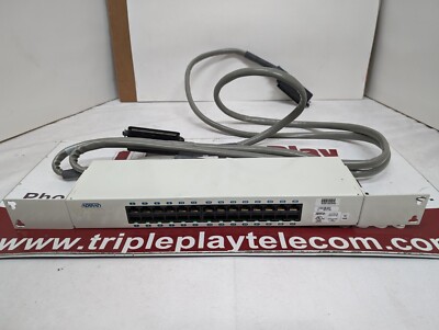 1200291E1, ADTRAN MX2800 RJ48 Patch Panel with Cables and Brackets M3MYAB2MAB