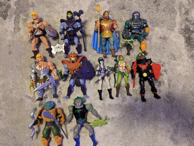 Masters Of The Universe  11 Lot Figure Snake men 200x