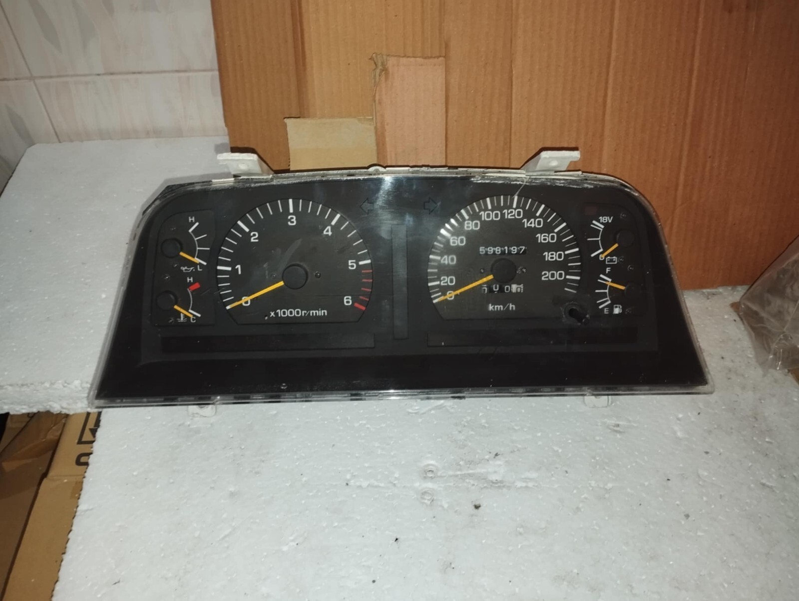 NHC  SALA－V TOYOTA STARLET GLANZA V EP91 speedometer / Cluster 7rpm A/T