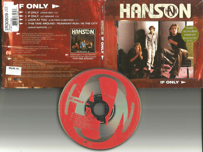 HANSON w/ BLUES TRAVELER If Only EDIT & Look At you LIVE CD Single USA Seller 