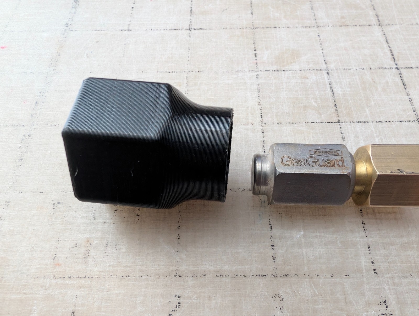 removal tool for rectorseal GasGuard refridgerant cap HVAC