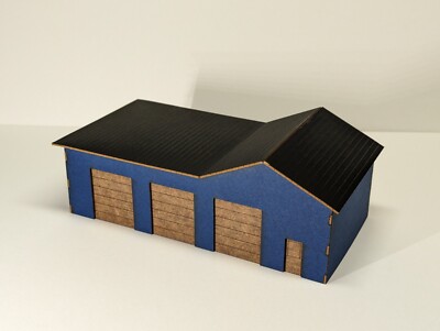 HO Scale Service Station Gas Car Mechanic Shop Garage