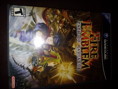 GameCube Fire Emblem Path of Radiance Case and Cover Art Only Very Good No Game