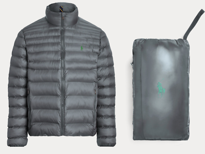Lauren packable quilted down deals jacket