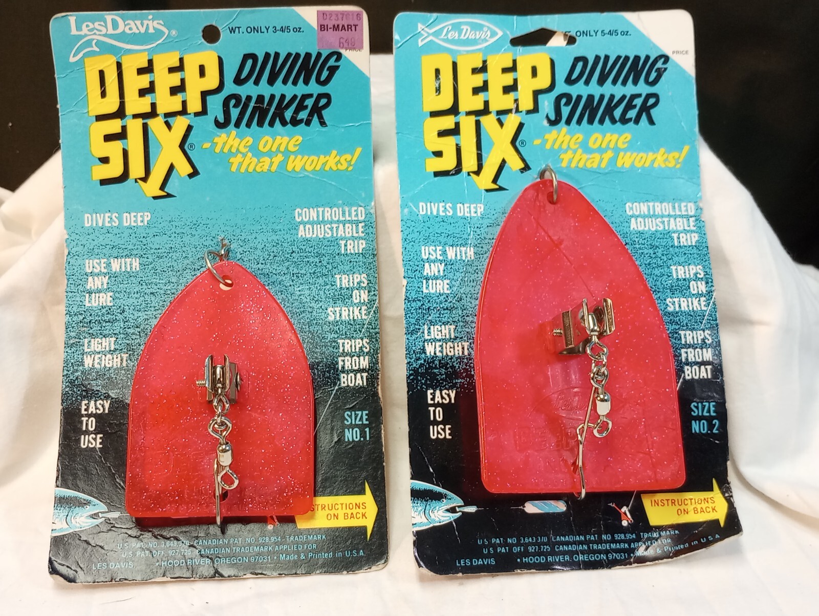 South Bend Sporting Goods 1 Deep Six Pink Crystal, 4" (5520