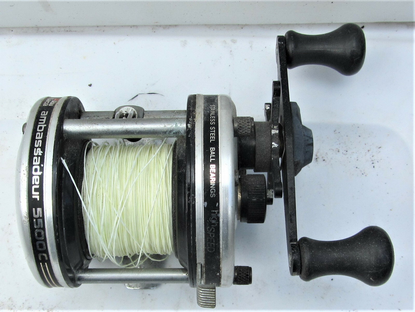 ABU Garcia 5500C Vintage Silver Ambassadeur | eBay