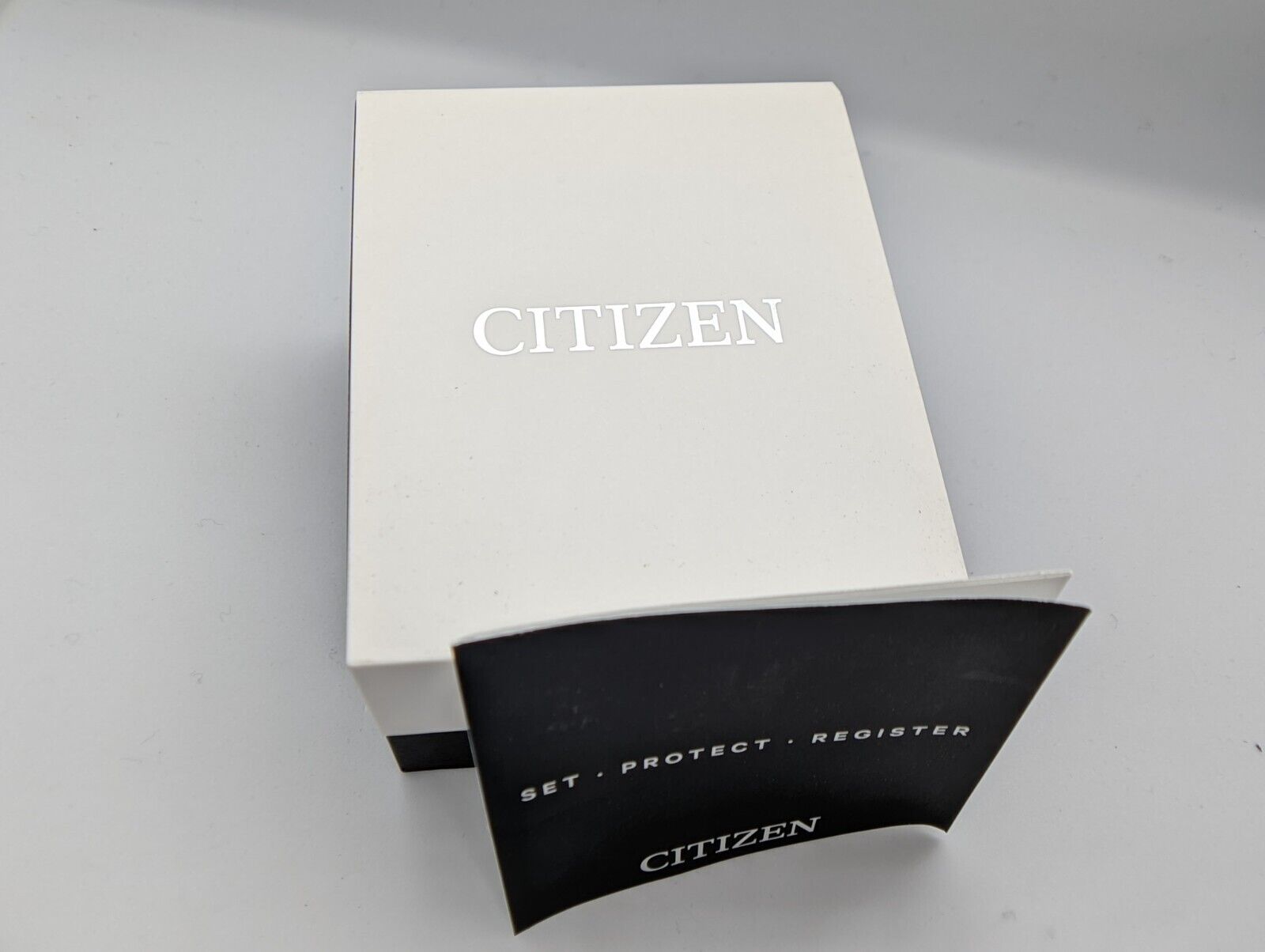 Pre-owned Citizen Promaster Eco-drive Air Skyhawk Sapphire Leather Strap Cb0241-00l