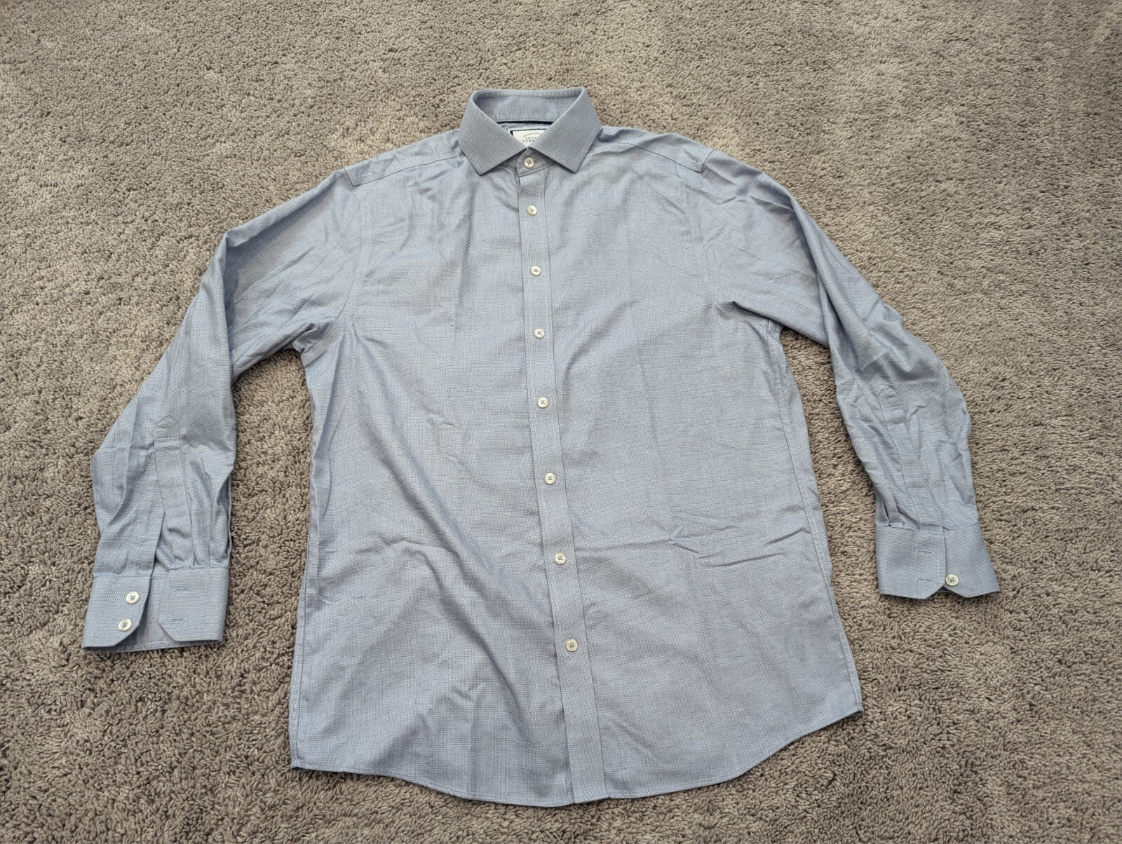 Charles Tyrwhitt Button Up Shirt Mens 16/34 Classic Fit Non