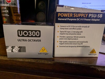 Behringer UO300 3 Mode Ultra Octaver Guitar Effects Pedalne new