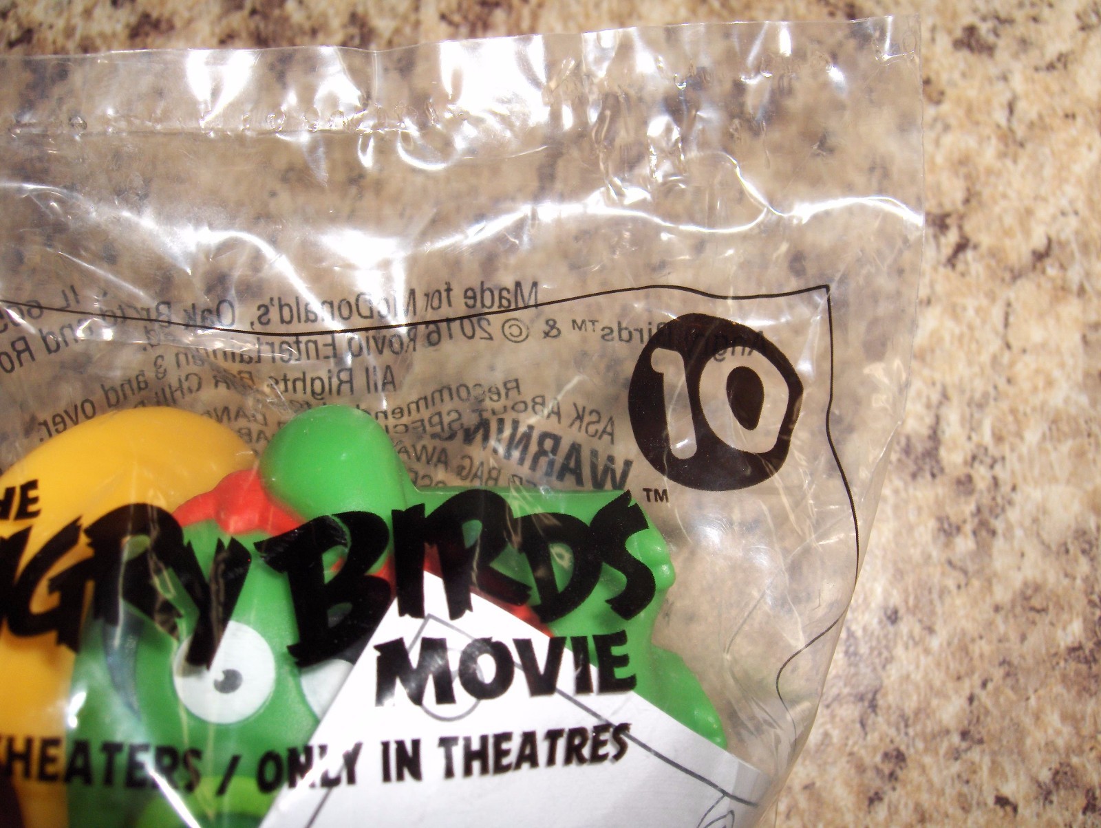 McDonald's Angry Birds Kids Happy Meal Toy  #10 Lasso Pig Figure, NIB