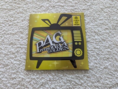 Persona 4 Golden Soundtrack Vinyl Die Cut Premium iam8bit Exclusive NEW Gold P4G