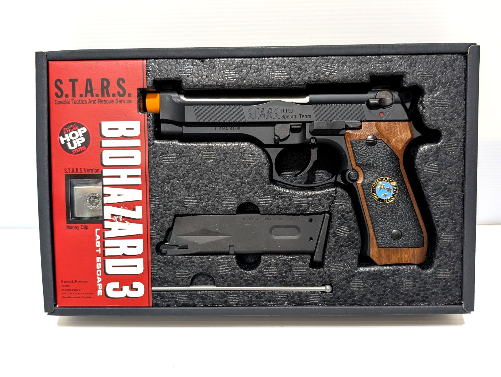 トイガン BIOHAZARD 3 LAST ESCAPE SAMURAI EDGE Tokyo Marui SAMURAI EDGE Resident Evil 3 Jill model vintage