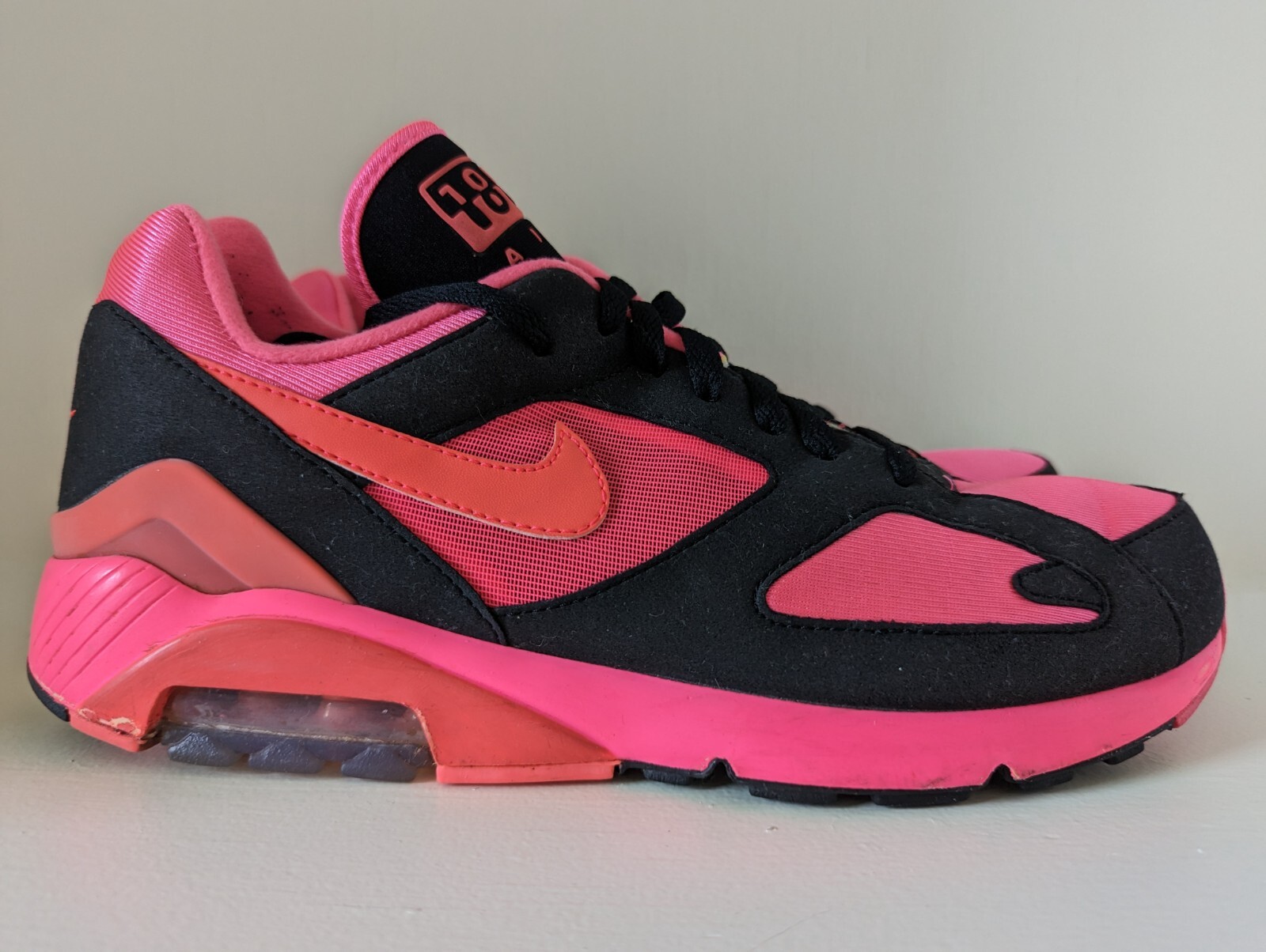 2018 Nike Air Max 180 CDG Comme des Garcons Black Pink Size 2018 Nike Air Max 180 CDG Comme des Garcons Black Pink Size