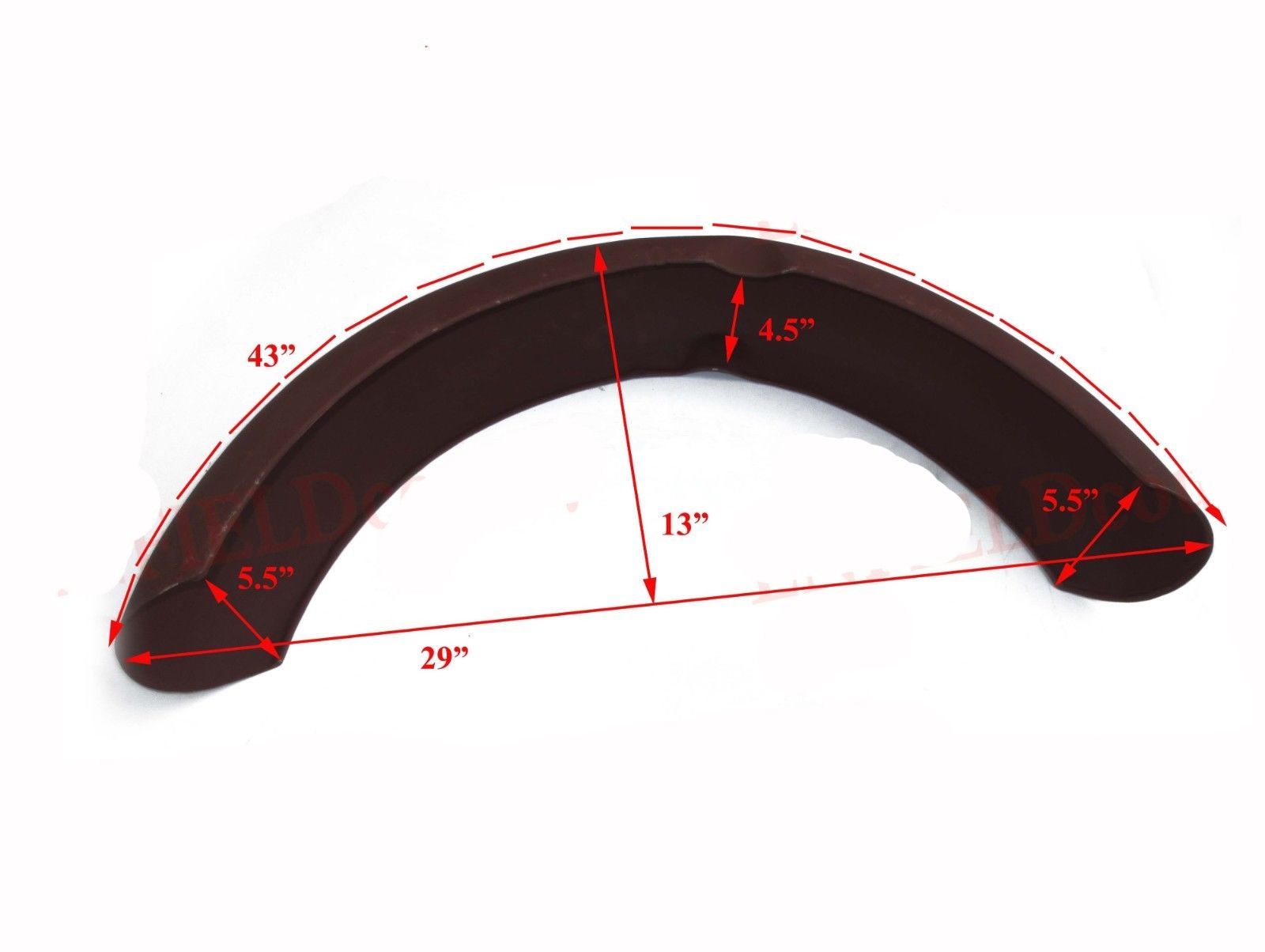 For Norton Es2 1952 Front & Rear Mudguards Bare Metal With Fitting Stays 