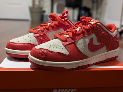 ナイキ ダンク LOW HF1986-100 花柄 ユニバーシティレッド Wmns Dunk Low 'Roses' - Nike - HF1986 100 - coconut milk