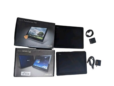 Lot Of 2 ASUS 10'' Tablets - Transformer & Memo Pad (TF300T & ME302C) - For Parts