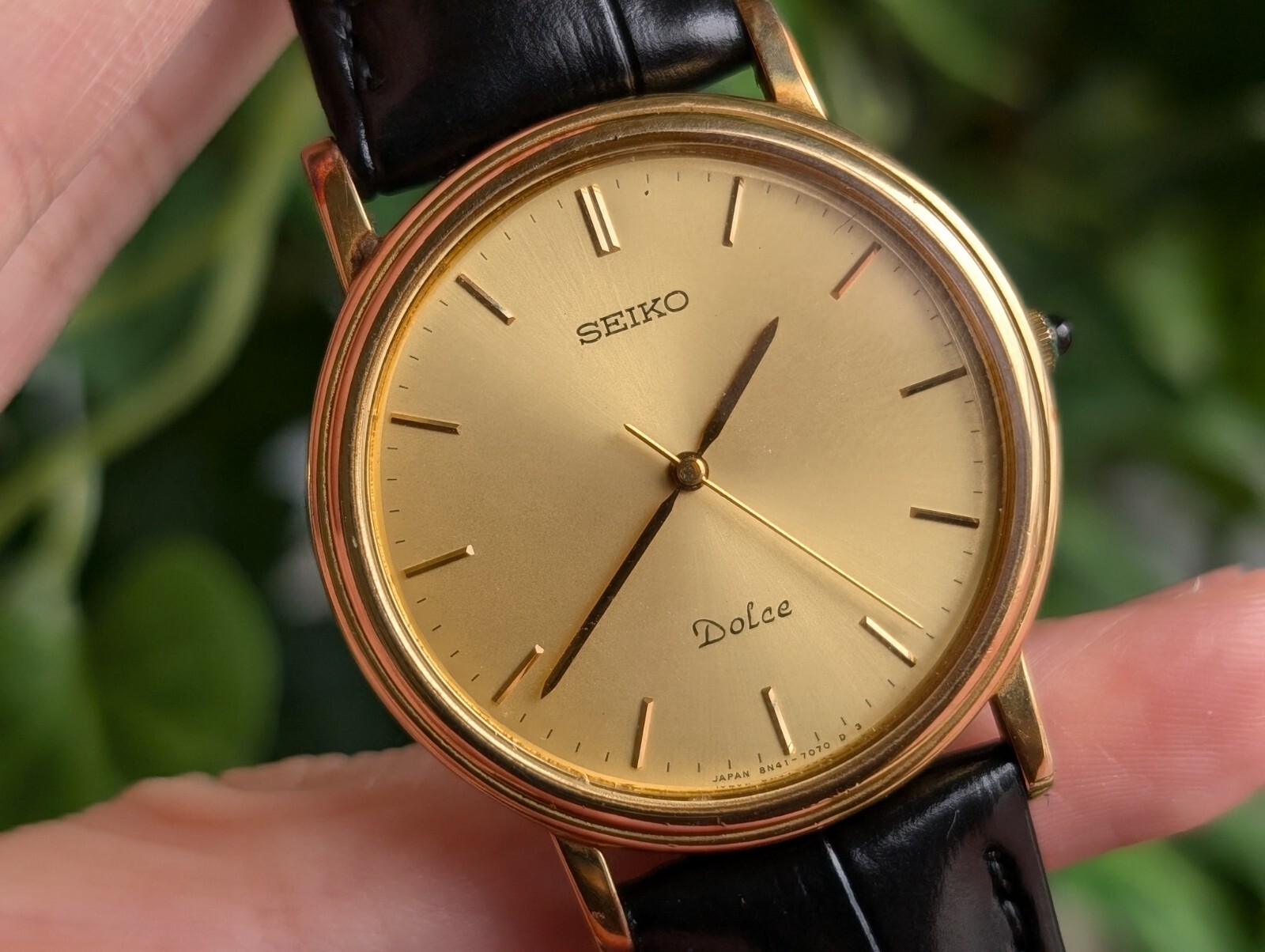 希少　稼動　腕時計　SEIKO DOLCE　セイコー　ドルチェ　ゴールド　D53 1987年製 デッドストック級美品/稼働]SEIKO セイコー Dolce