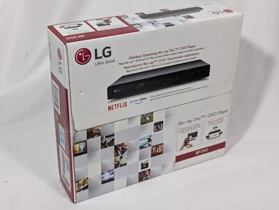 LG BP350 Blu-ray Disc & DVD Player Full HD 1080p Upscaling - Streaming - WIFI