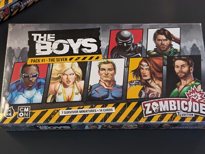CMON The Boys Zombicide 2nd Edition Pack #1 The Seven And #2 The Boys New!