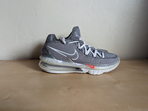 Nike LeBron 17 XVII Low Particle Grey White Sneakers CD5007