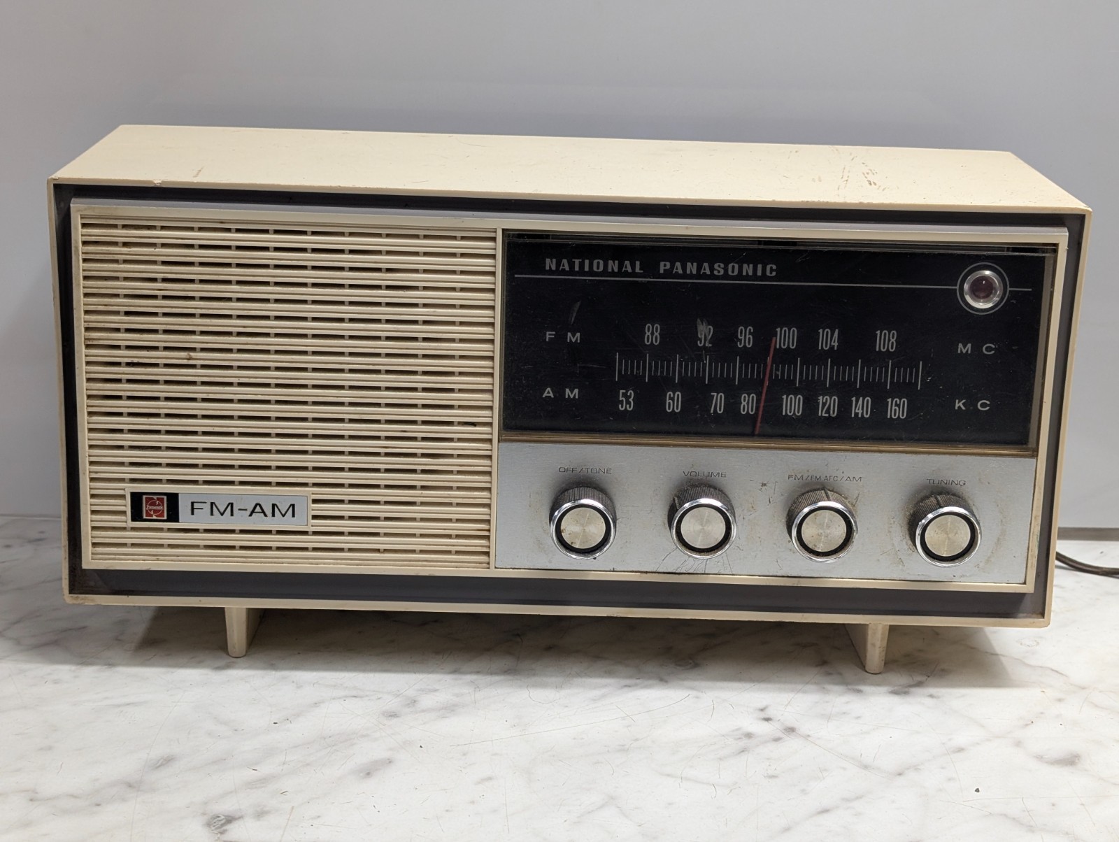 NATIONAL PANASONIC ラジオ RE-788 昭和レトロ RE-788 レトロ AM/FMラジオ 松下電器 ナショナル - メルカリ
