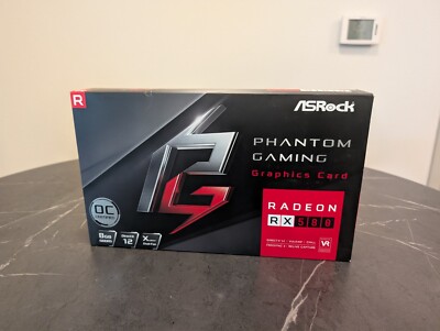 ASRock Phantom Gaming OC AMD Radeon RX580 8GB GDDR5 Graphics Card