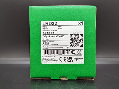 Square D LRD32 Overload Relay 23-32A NEW IN BOX UL LISTED