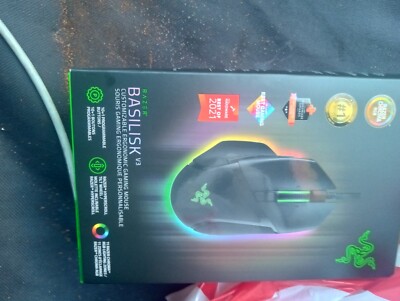 Razer Basilisk V3 Black Ergonomic Design Wired Optical Gaming Mouse