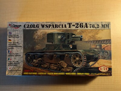 Mirage 1/72 scale Czog Wsparcia T-26A 76,2mm