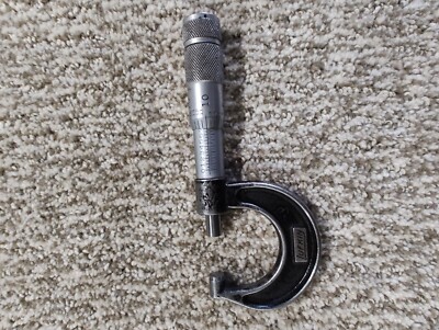   VINTAGE LUFKIN 0-1'' MICROMETER No.1911 Smooth Movement