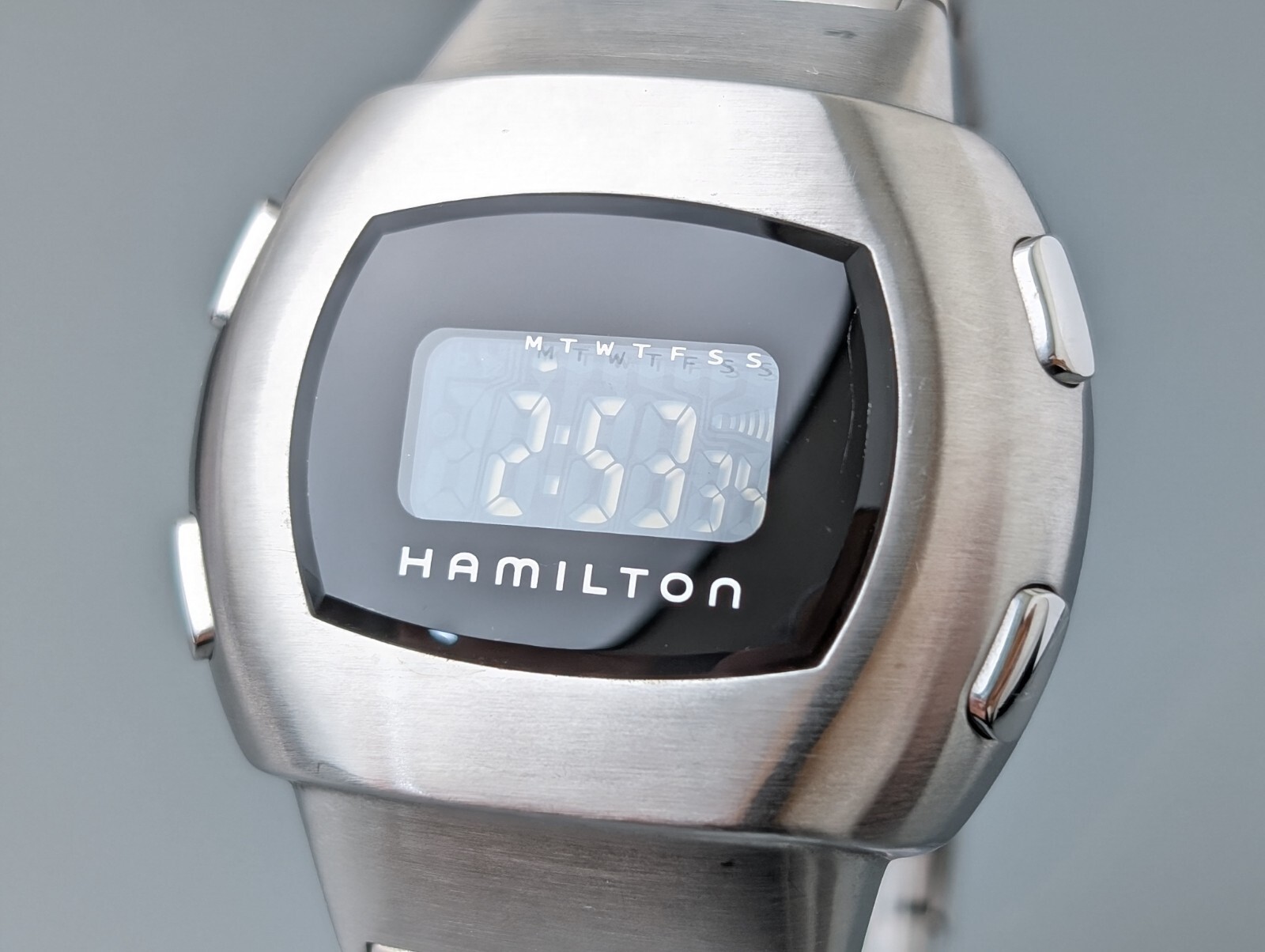 HAMILTON デジタル腕時計 121130 MIB-2 Hamilton 121130 MIIB Men In Black 2 LCD Electronic Digital