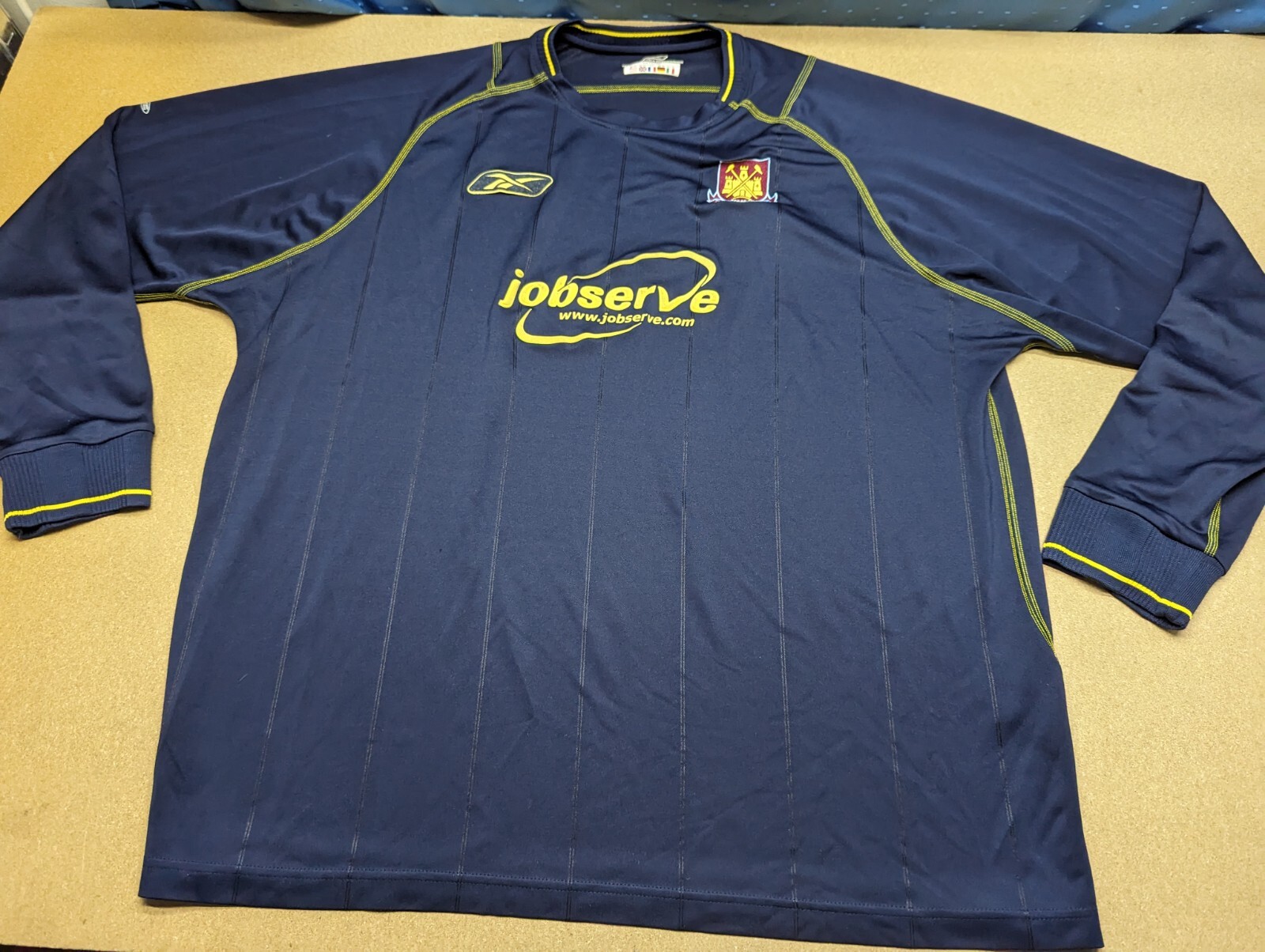 Reebok - ウエストハム　2003　1st　新品タグ付き　UKサイズ46-48 Reebok - ウエストハム 2003 1st 新品タグ付き UKサイズ46-48の