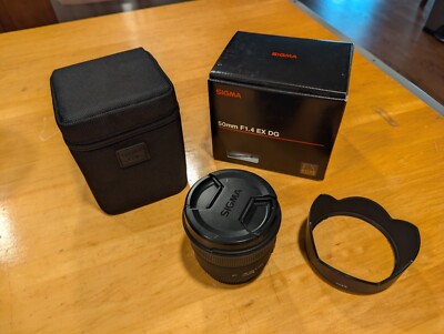 Sigma DG 50mm f/1.4 HSM DG EX Lens For Canon EF