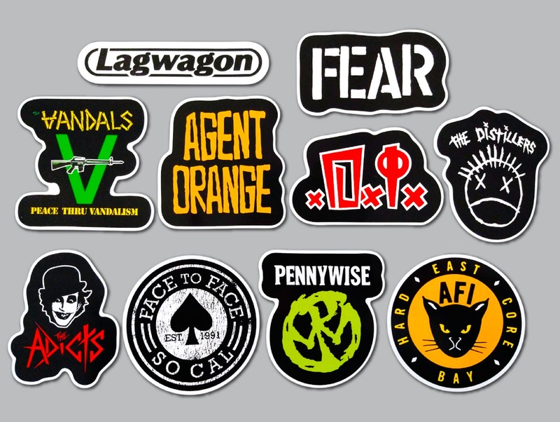 LAGWAGON パンクバンドステッカーセット Amazon.com: Lagwagon Punk Rock Band Design Essentials Window