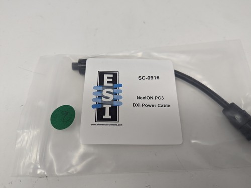 ESI Elemental Scientific Nexion PC3 DXi Power Cable SC-0916 Mass Spectrometer